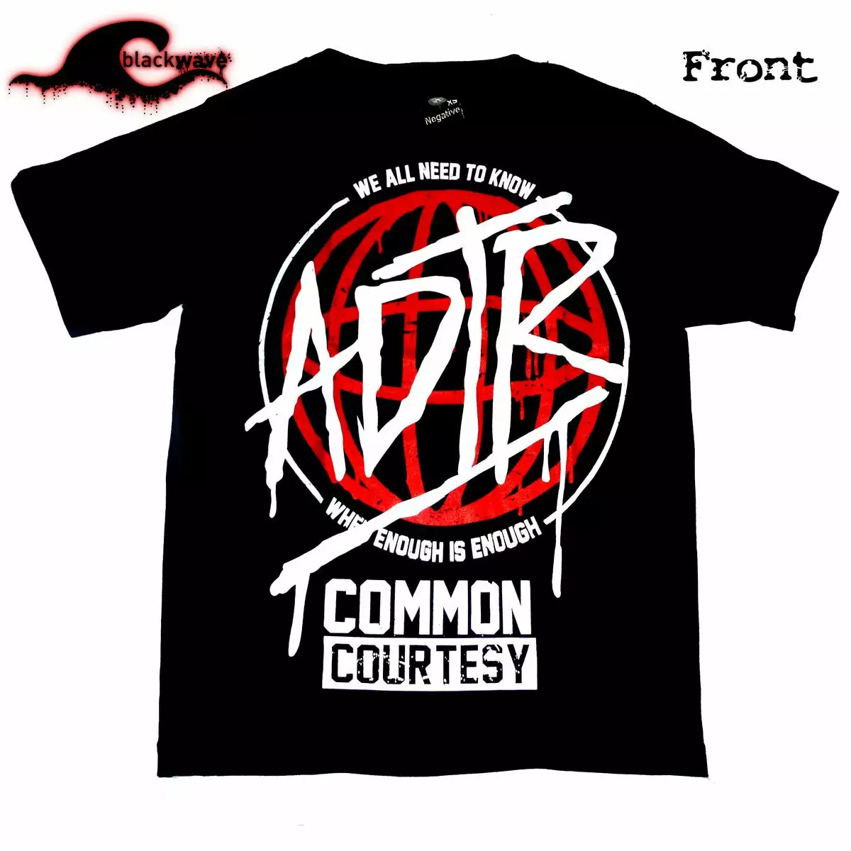 Negative Clothing A Day To Remember - Common Courtesy - Band T-Shirt