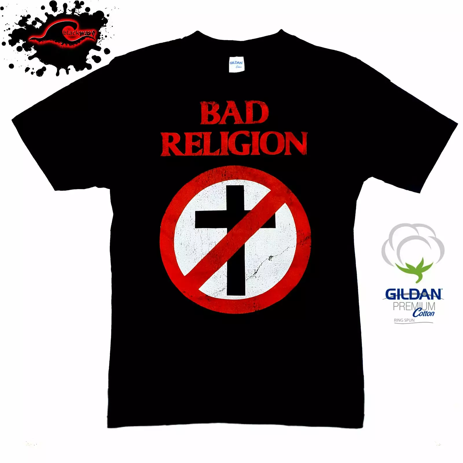 Gildan - Premium Bad Religion - Vintage Classic Logo - Band T-Shirt