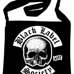 Calico Messenger/Sling Bag Black Label Society - Black Cotton Messenger Bag