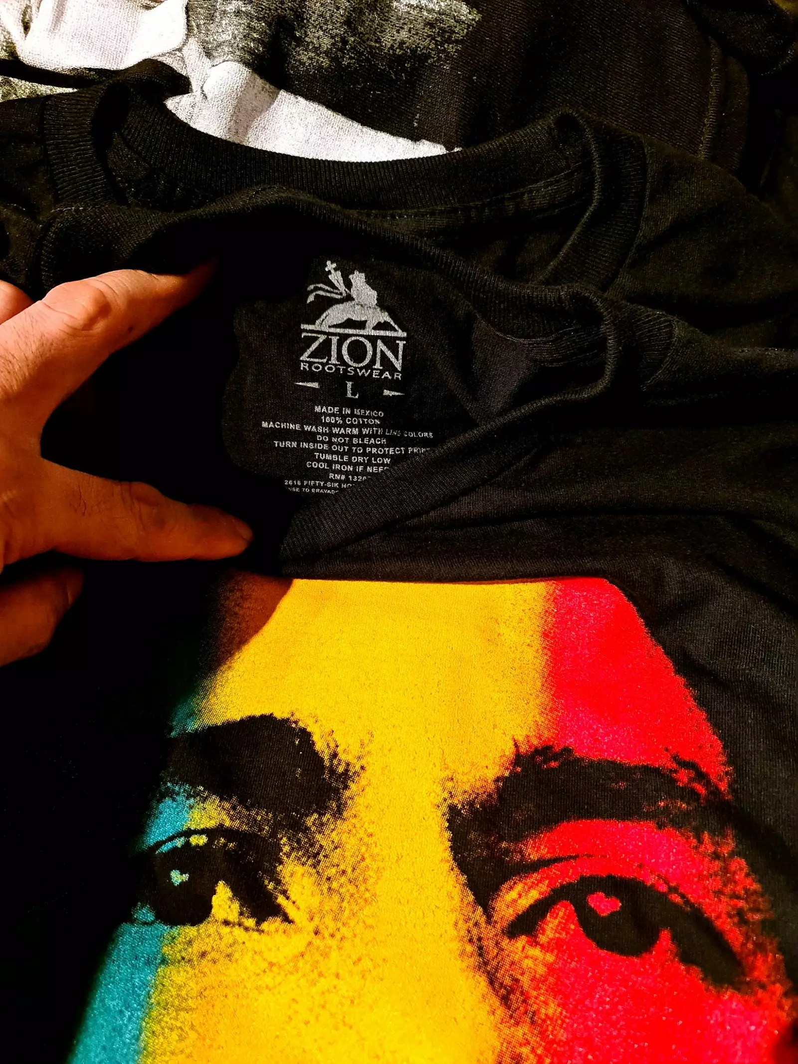ZION Rootwear Bob Marley - Rasta Face - Official Licensed Reggae Band T-Shirt In XXL & XXXL - Image 4