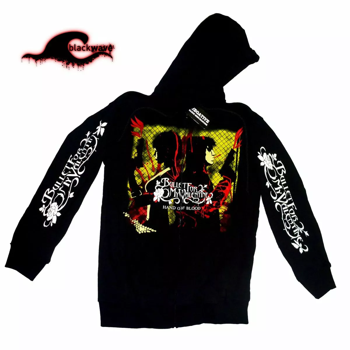 Bullet For My Valentine - Hand In Blood - Negative Clothing Seamless Zip - Band Hoodie