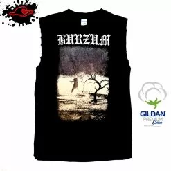 Gildan - Premium Burzum - When Night Falls - Frayed-Cut Modified Singlet