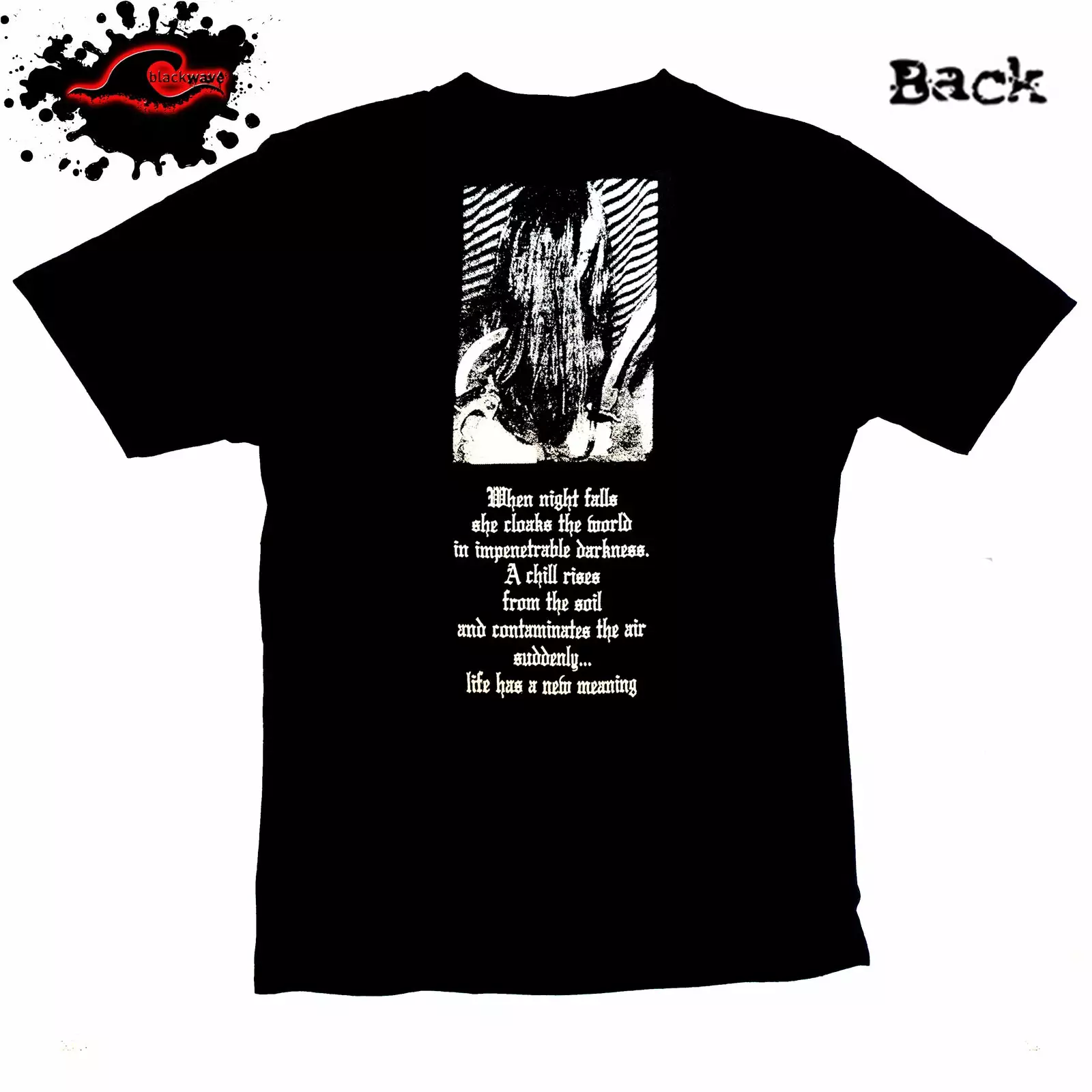 Gildan - Premium Burzum - When Night Falls - Official Licensed Band T-Shirt - Image 2