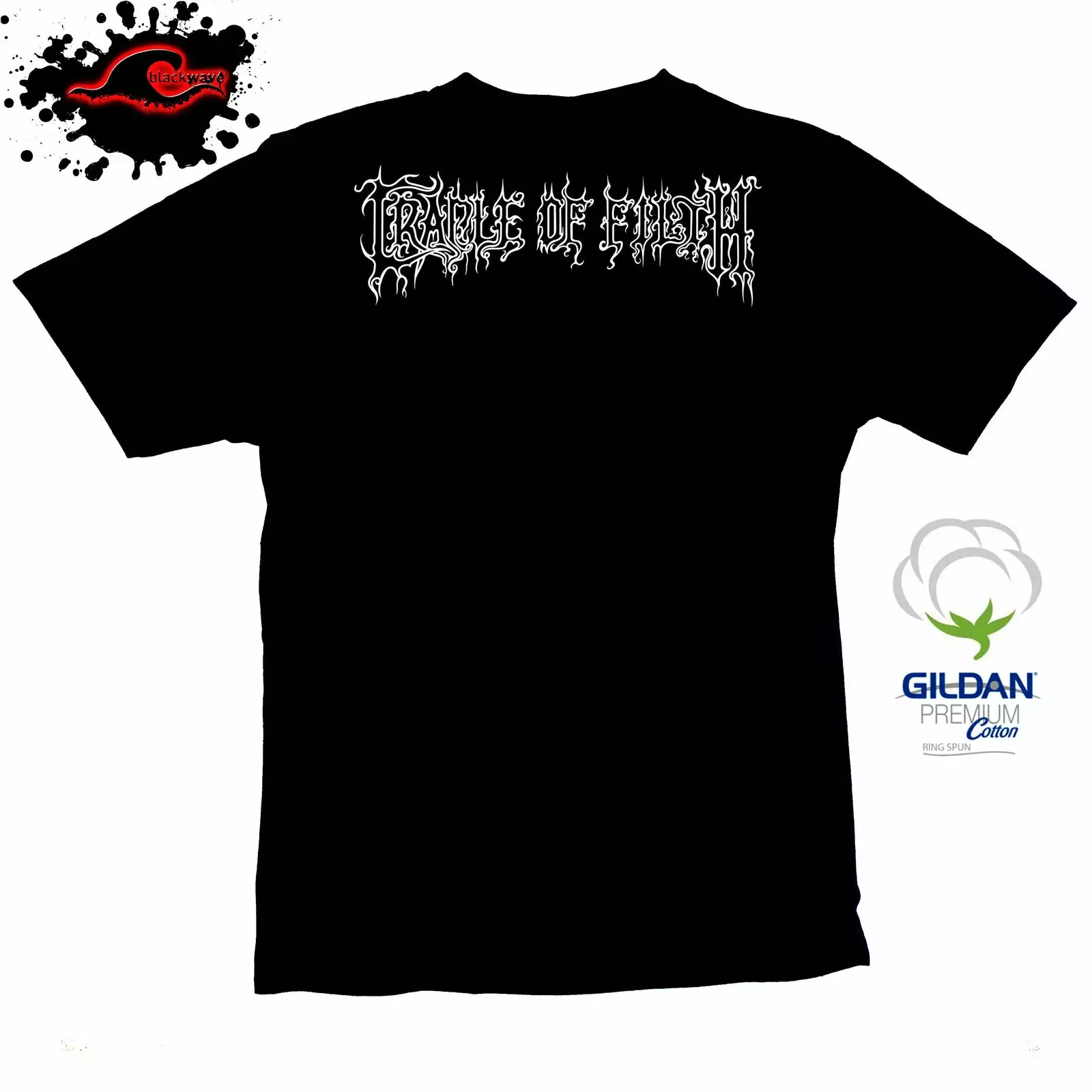 Gildan - Premium Cradle Of Filth - Principle Of Evil Made Flesh - Band T-Shirt In XXL & XXXL - Image 2