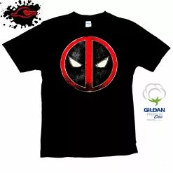 Gildan - Premium Deadpool - Vintage Logo - Anti-hero Or Superhero T-Shirt