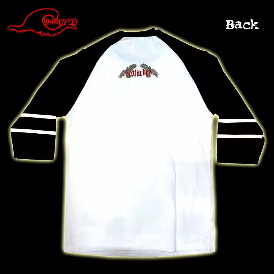 Negative - Raglan Disturbed - Raven - Raglan Baseball Shirt - Image 2