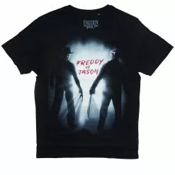 Negative Clothing Freddy Vs Jason - Shadows - Movie & T.V Show T-Shirt