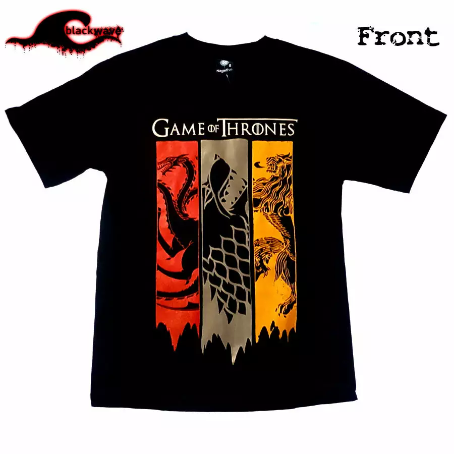 Negative Clothing Game Of Thrones - House Banners - Movie & T.V Show T-Shirt