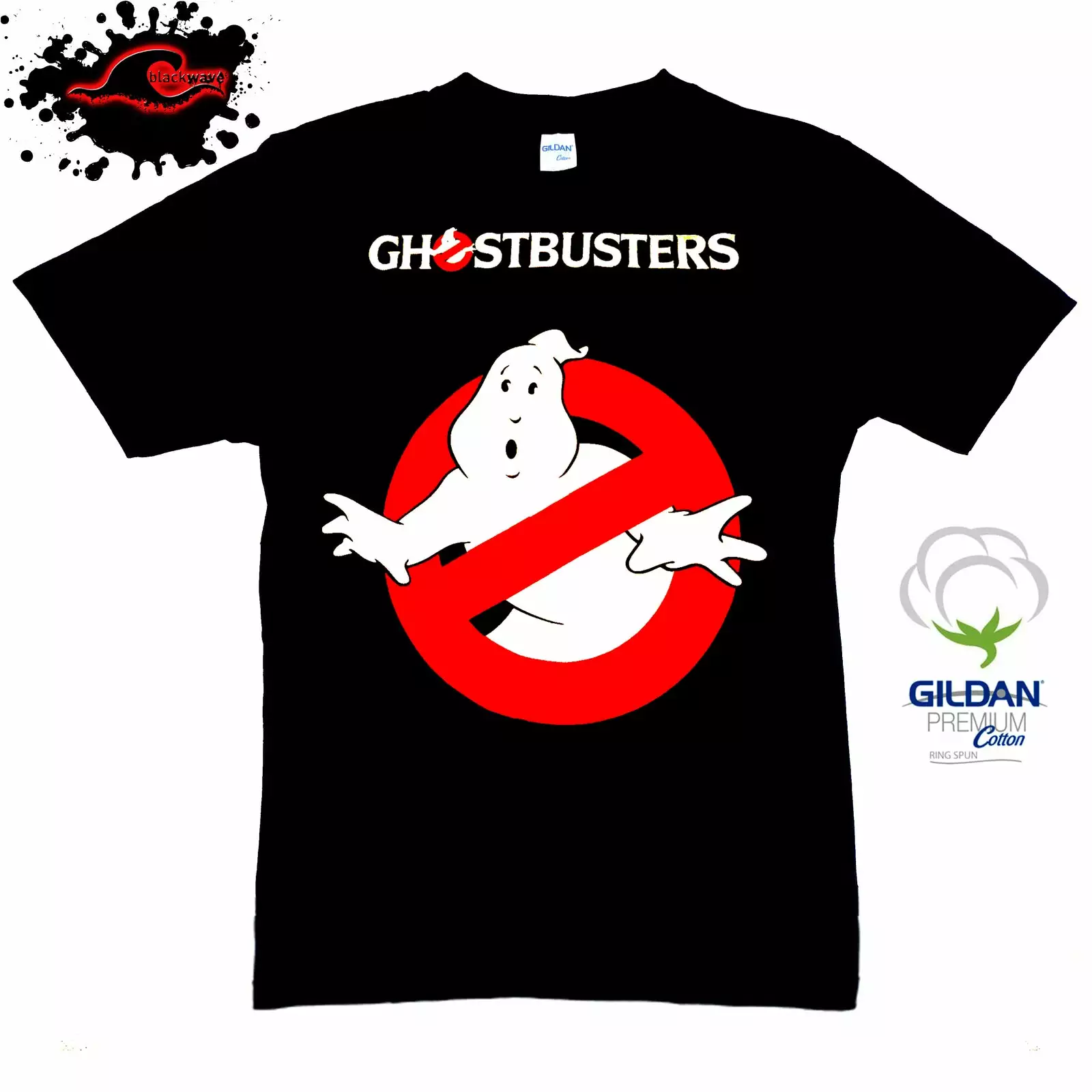 Gildan - Premium Ghostbusters - Classic Logo - Movie T-Shirt