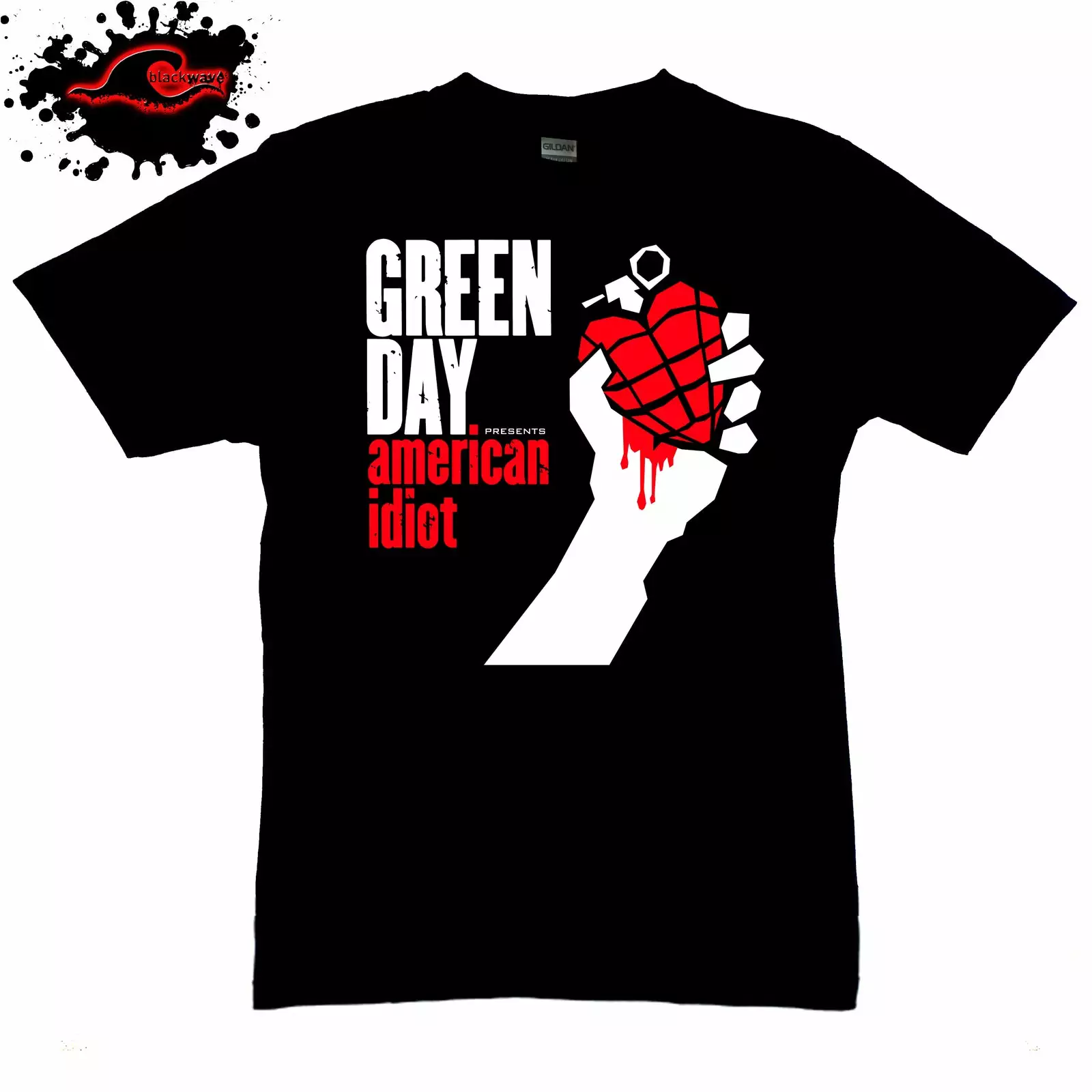 Gildan - Premium Green Day - American Idiot - Band T-Shirt
