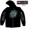 HIM - Grey Logo - Negative Clothing Seamless Zip - Band Hoodie
