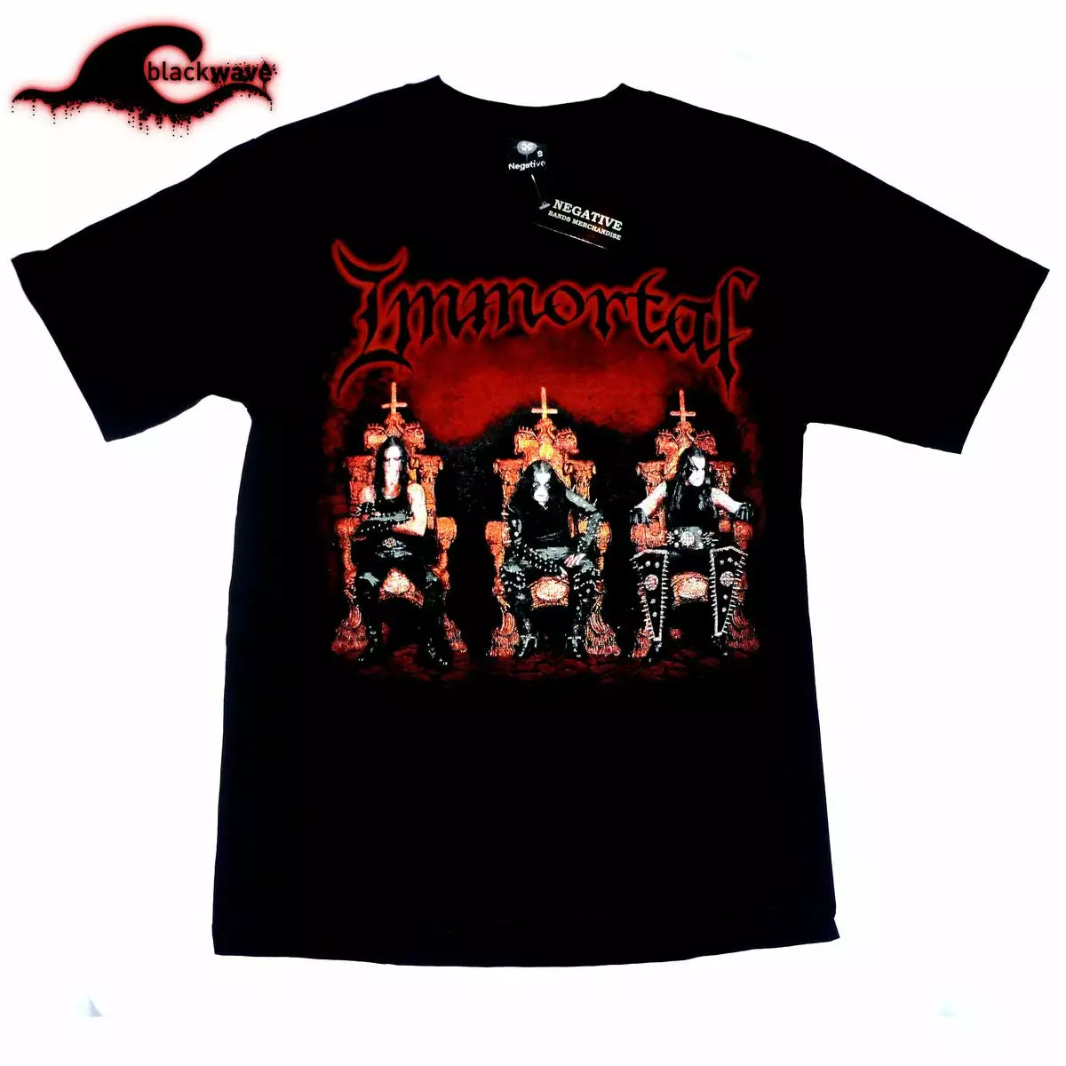 Negative Clothing Immortal - Demons Of Metal - Band T-Shirt