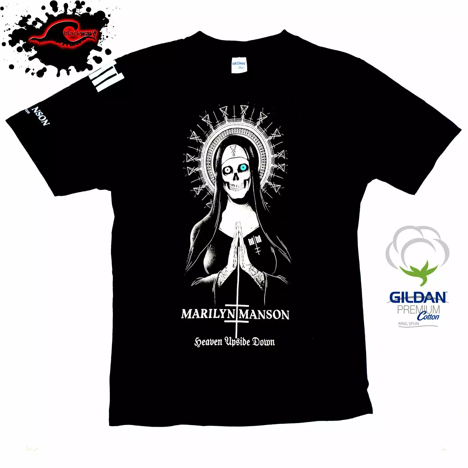Gildan - Premium Marilyn Manson - Heaven Upside Down - Band T-Shirt