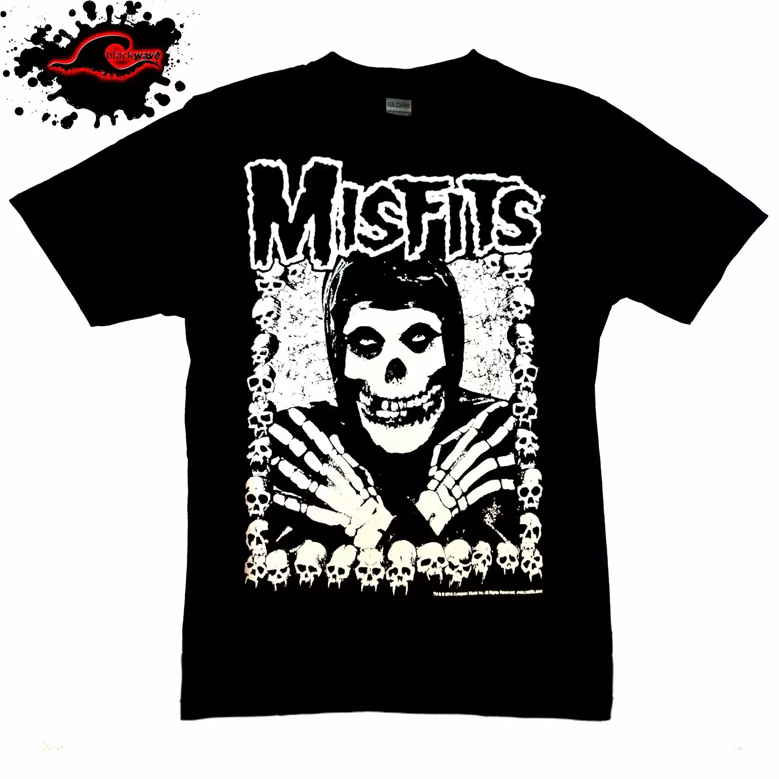 Gildan - Premium Misfits - I Want Your Skulls - Band T-Shirt In U.S XXL & XXXL