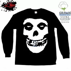 Gildan - Premium Misfits - Classic Fiend Skull - Long Sleeve Band Shirt