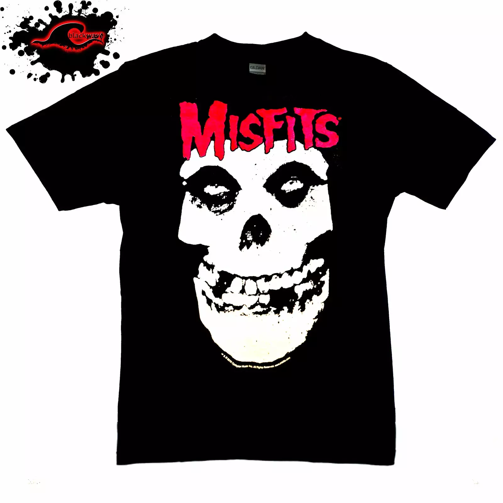 Gildan - Premium Misfits - Red Logo - Frayed-Cut Modified Singlet