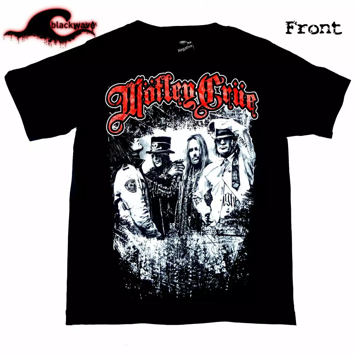 Negative Clothing Motley Crue - New Tattoo - Band T-Shirt