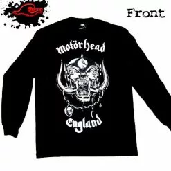 Negative Clothing Motorhead - Classic England - Long Sleeve Band Shirt