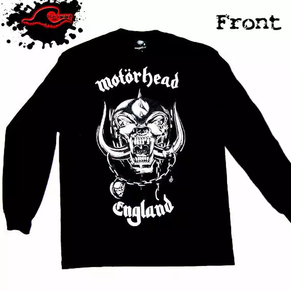 Negative Clothing Motorhead - Classic England - Long Sleeve Band Shirt