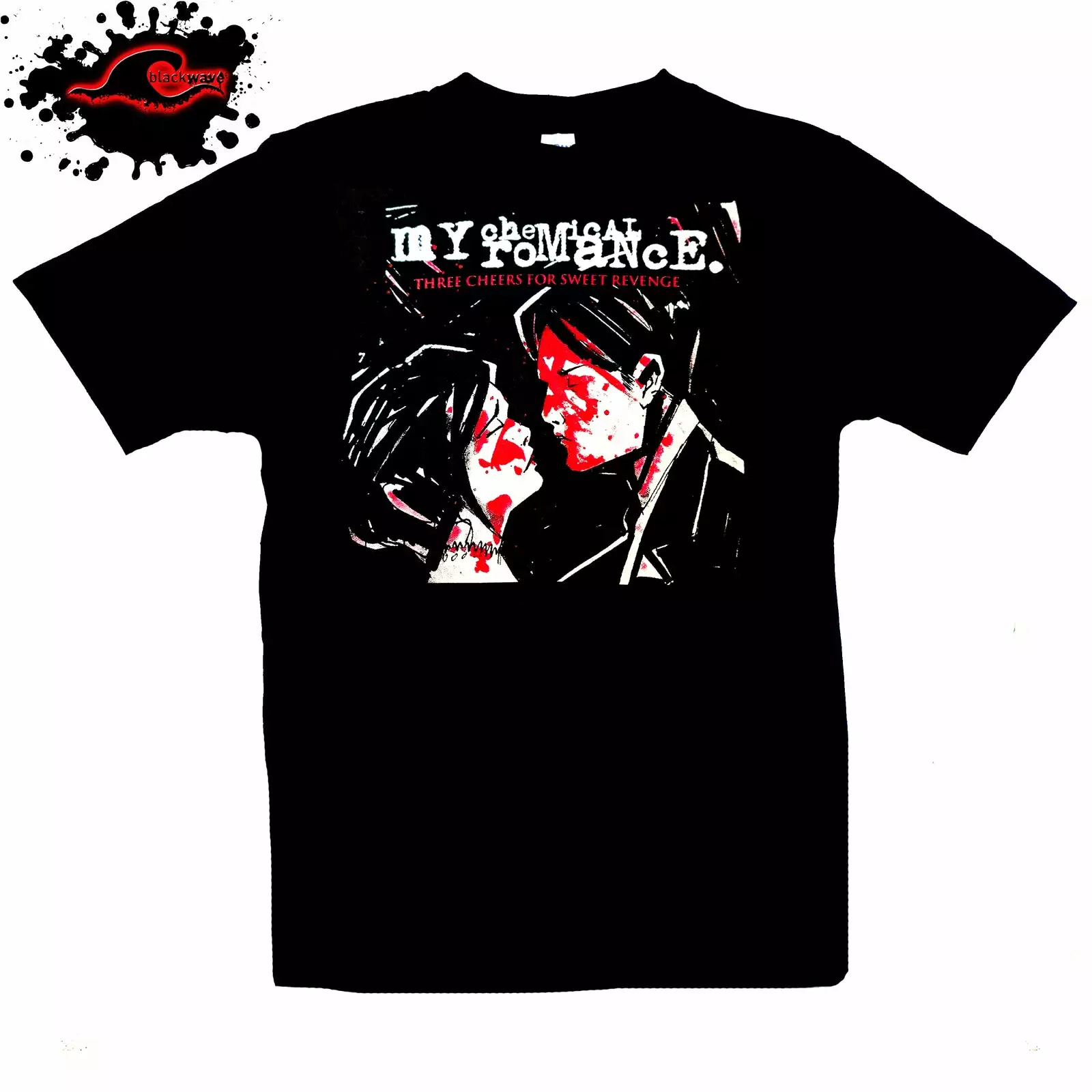 Gildan - Premium My Chemical Romance - 3 Cheers For Sweet Revenge - Band T-Shirt In XXL & XXXL