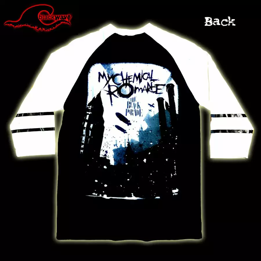 Negative - Raglan My Chemical Romance - Black Parade - Raglan Baseball Shirt - Image 2