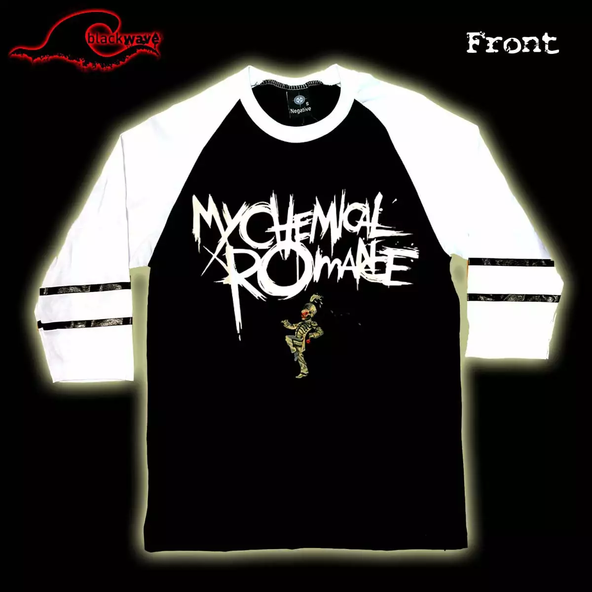 Negative - Raglan My Chemical Romance - Black Parade - Raglan Baseball Shirt