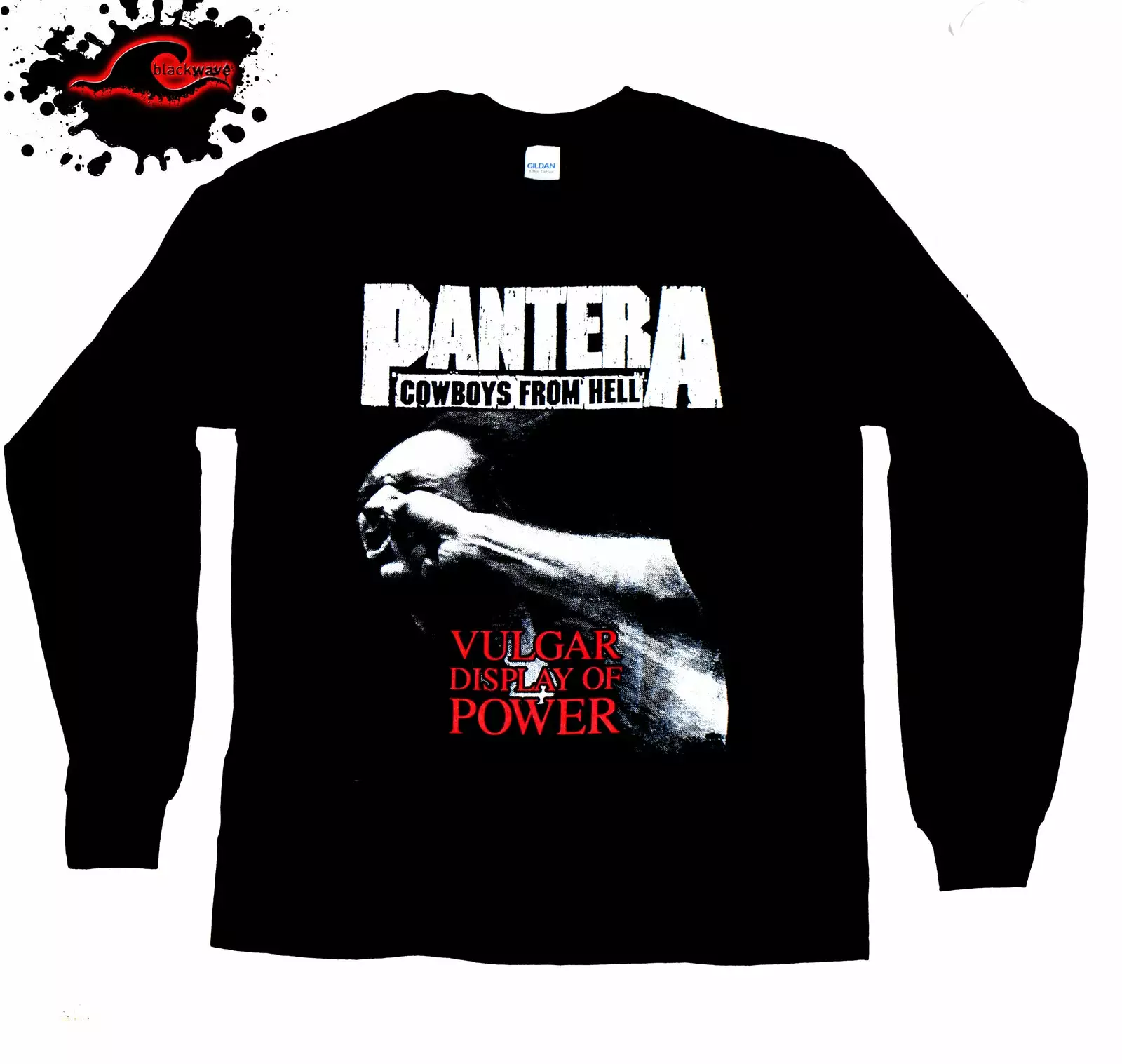 Gildan - Premium Pantera - Vulgar Display Of Power - Long Sleeve Band Shirt