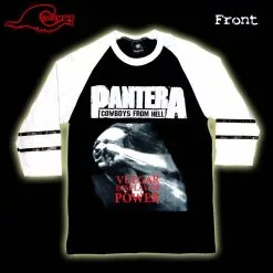 Negative - Raglan Pantera - Vulgar Display Of Power - Raglan Baseball Shirt