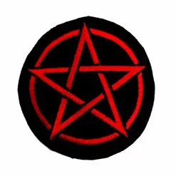Pentagram - Iron On Embroidered Patch