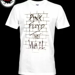 Gildan - Premium Pink Floyd - The Wall - White Band T-Shirt