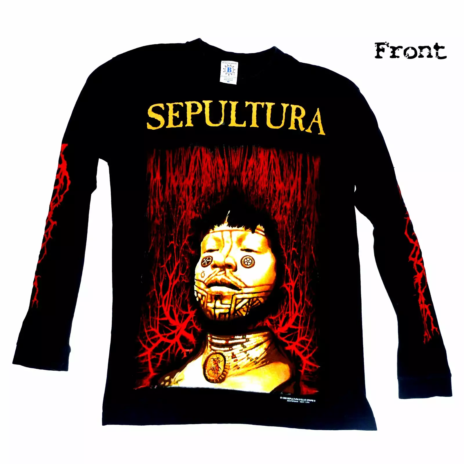 Negative Clothing Sepultura - Roots - Long Sleeve Band Shirt