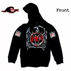 Slayer - Emblem - Negative Clothing Seamless Zip - Band Hoodie