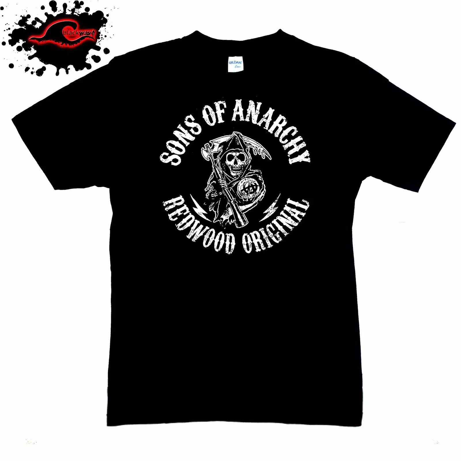Gildan - Premium Sons Of Anarchy - Classic Logo - T.V Show T-Shirt