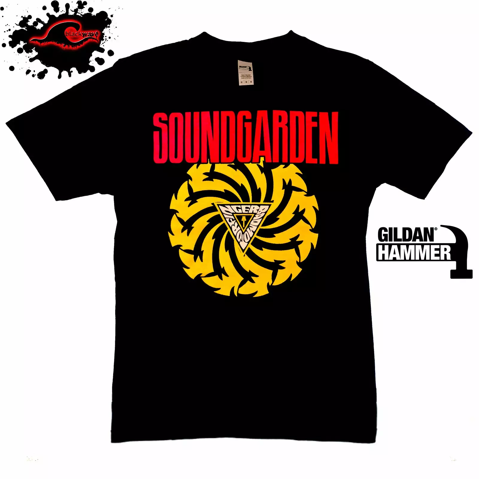 Gildan - Hammer Sound Garden - Badmotorfinger - Band T-Shirt