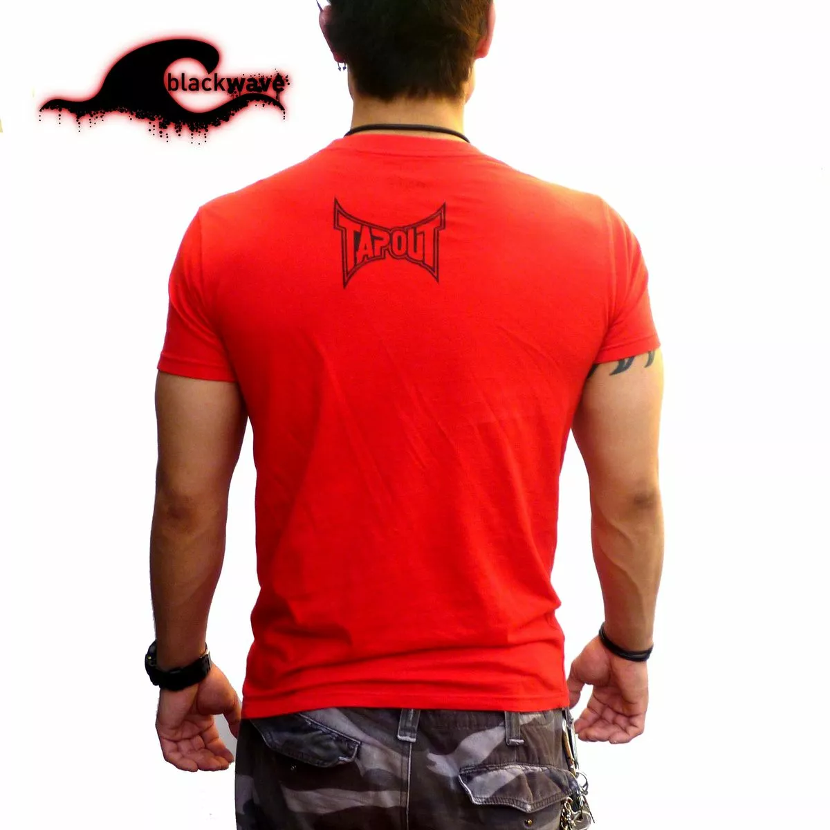 Tapout - Electric Red - MMA T-Shirt - Image 4