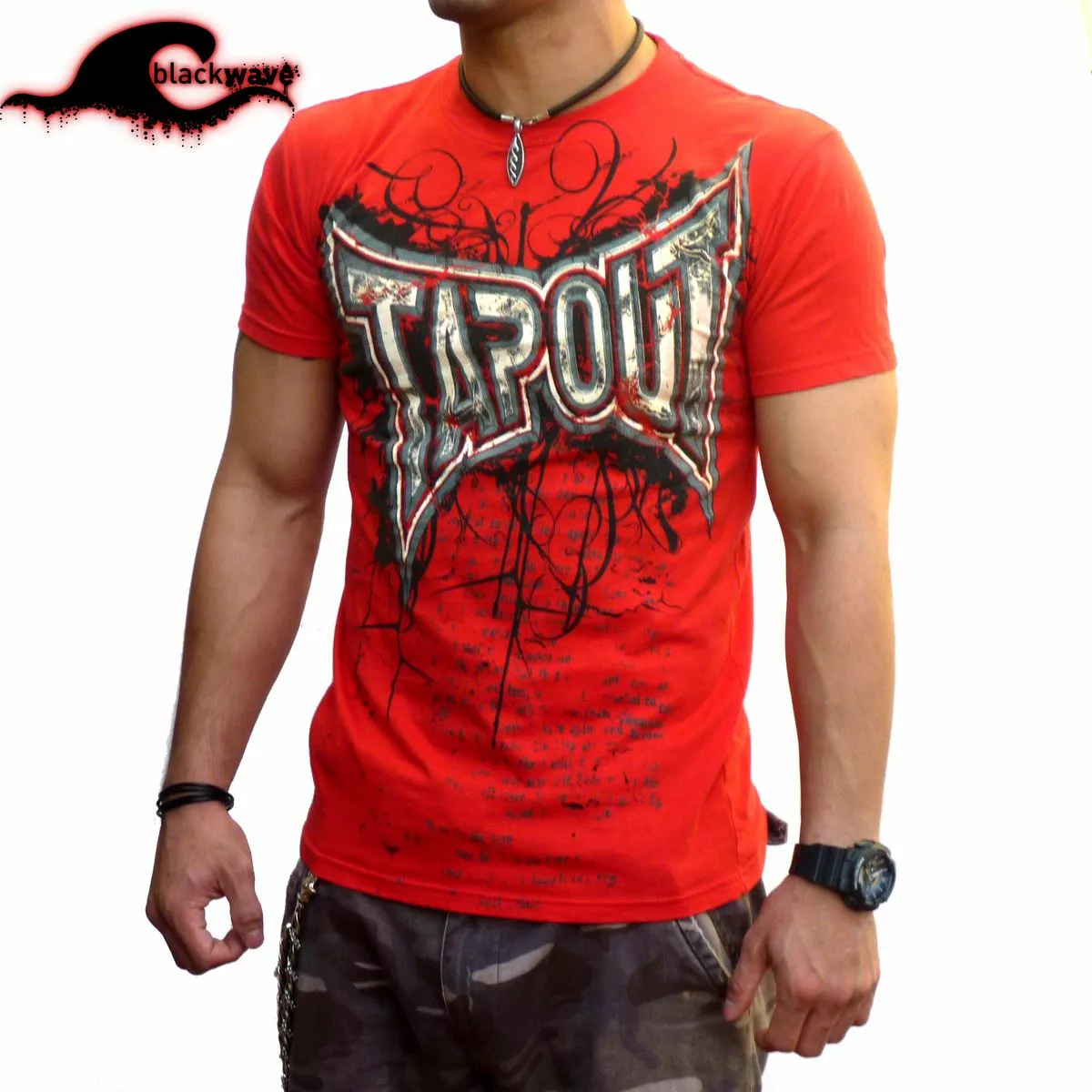 Tapout - Electric Red - MMA T-Shirt - Image 3