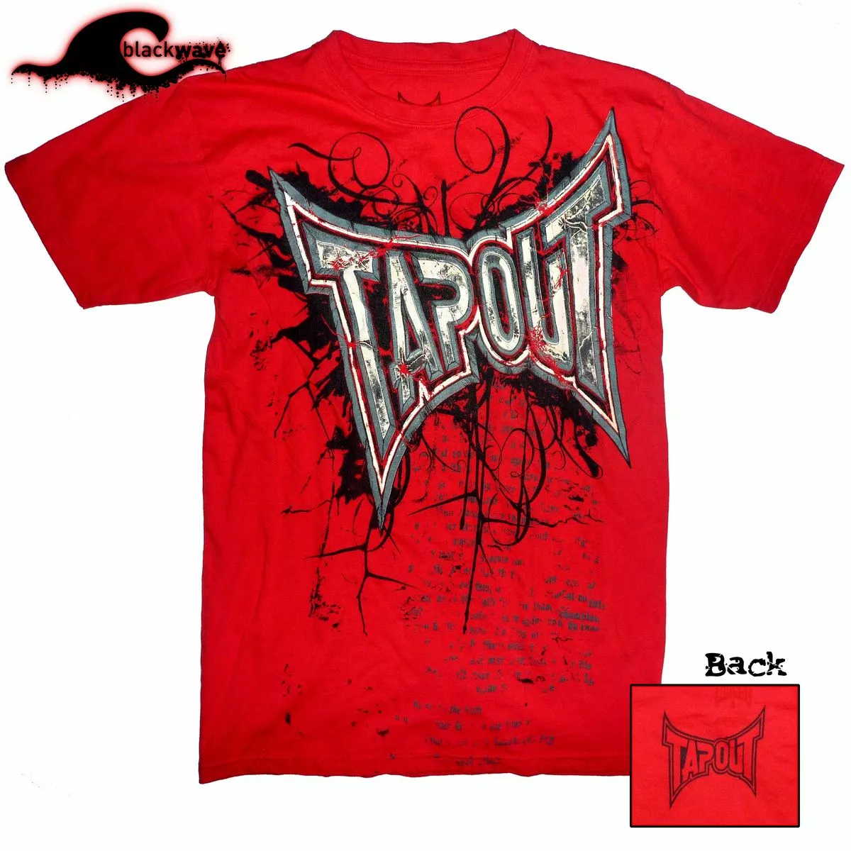 Tapout - Electric Red - MMA T-Shirt