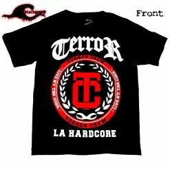 Negative Clothing Terror - Live By The Code - Official Band T-Shirt