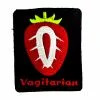 Vagitarian - Funny Patches - Iron On Embroidered Patch