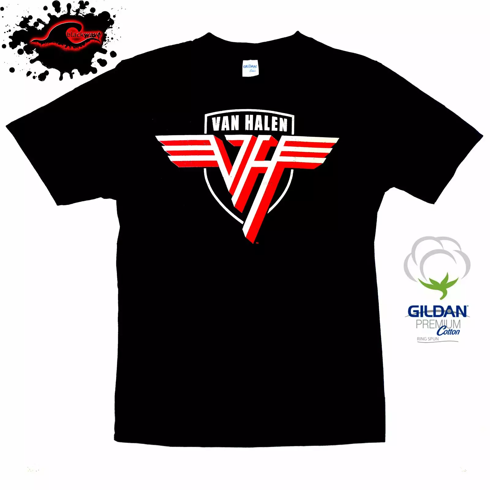 Gildan - Premium Van Halen - Running With The Devil - Band T-Shirt