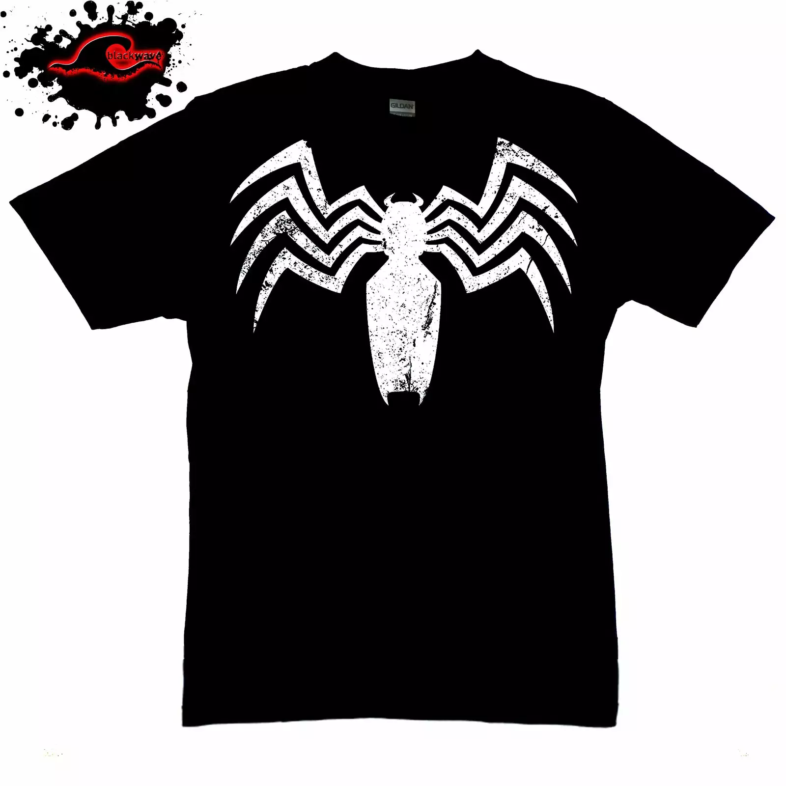 Gildan - Premium Venom - Vintage Logo - Anti-hero Or Superhero Marvel T-Shirt