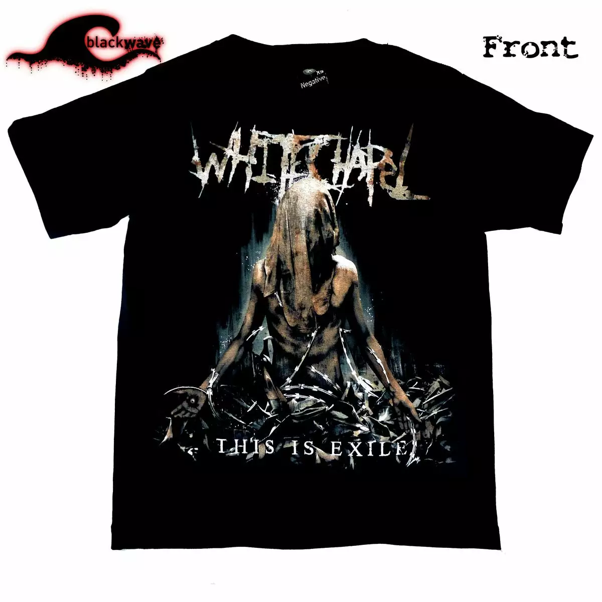 Negative Clothing White Chapel - This Is Exile - Official Band T-Shirt