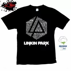 Gildan - Premium Linkin Park - Discography - Frayed-Cut Modified Singlet